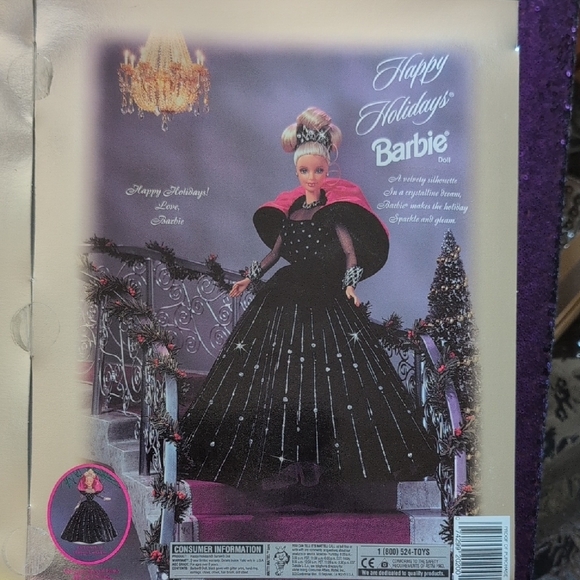 RARE ERROR Barbie in Vibrant Pink and Elegant Black Gown - Picture 5 of 16
